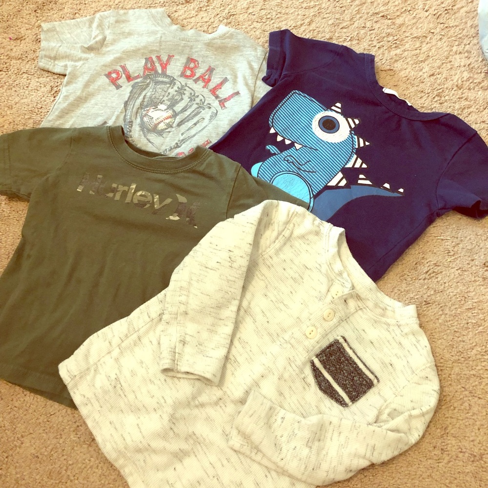 Lot of 4 Toddler Shirts - Size 18 Months